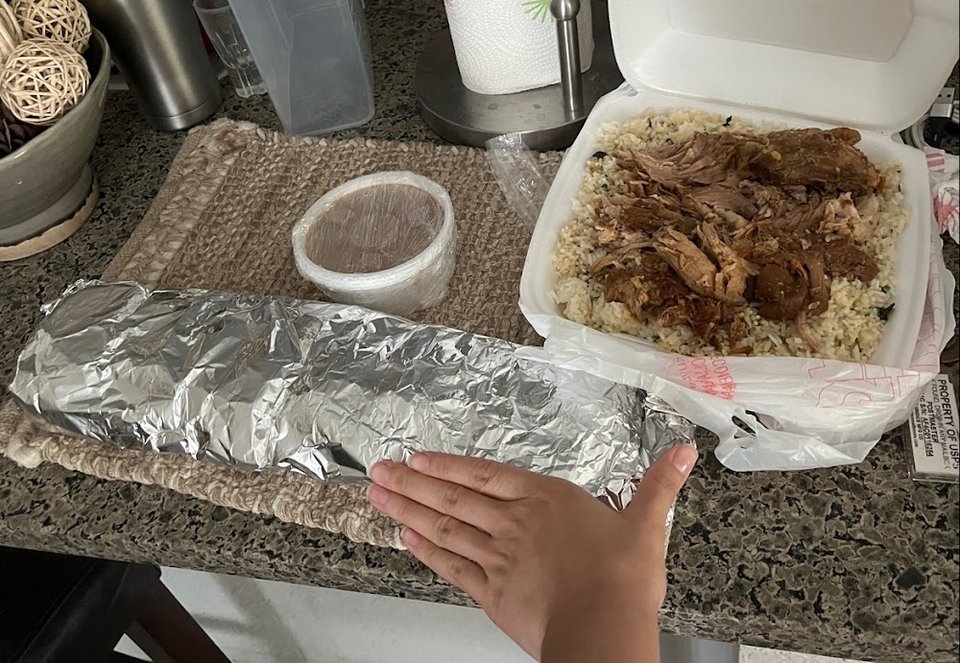 Rice with Pernil